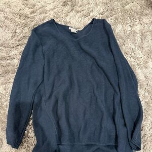 Navy Blue Knit Sweater